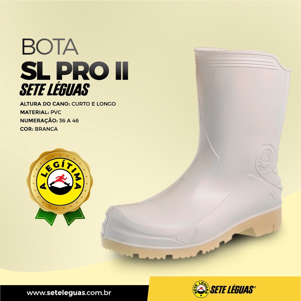 Bota 7 best sale leguas branca