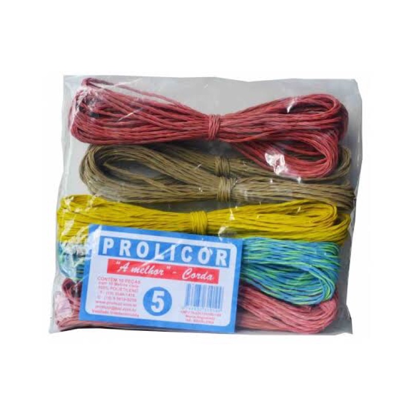 Kit Com 10 Cordas De Varal N*5 Prolicor | Shopee Brasil