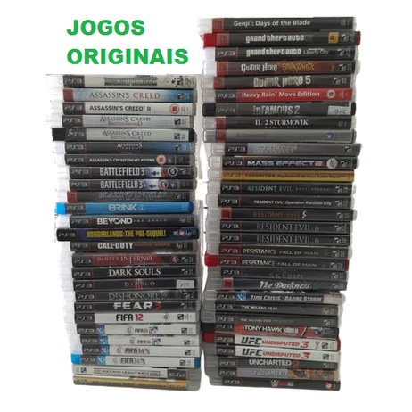 jogos ps3 mídia física para playstation 3 - Escorrega o Preço