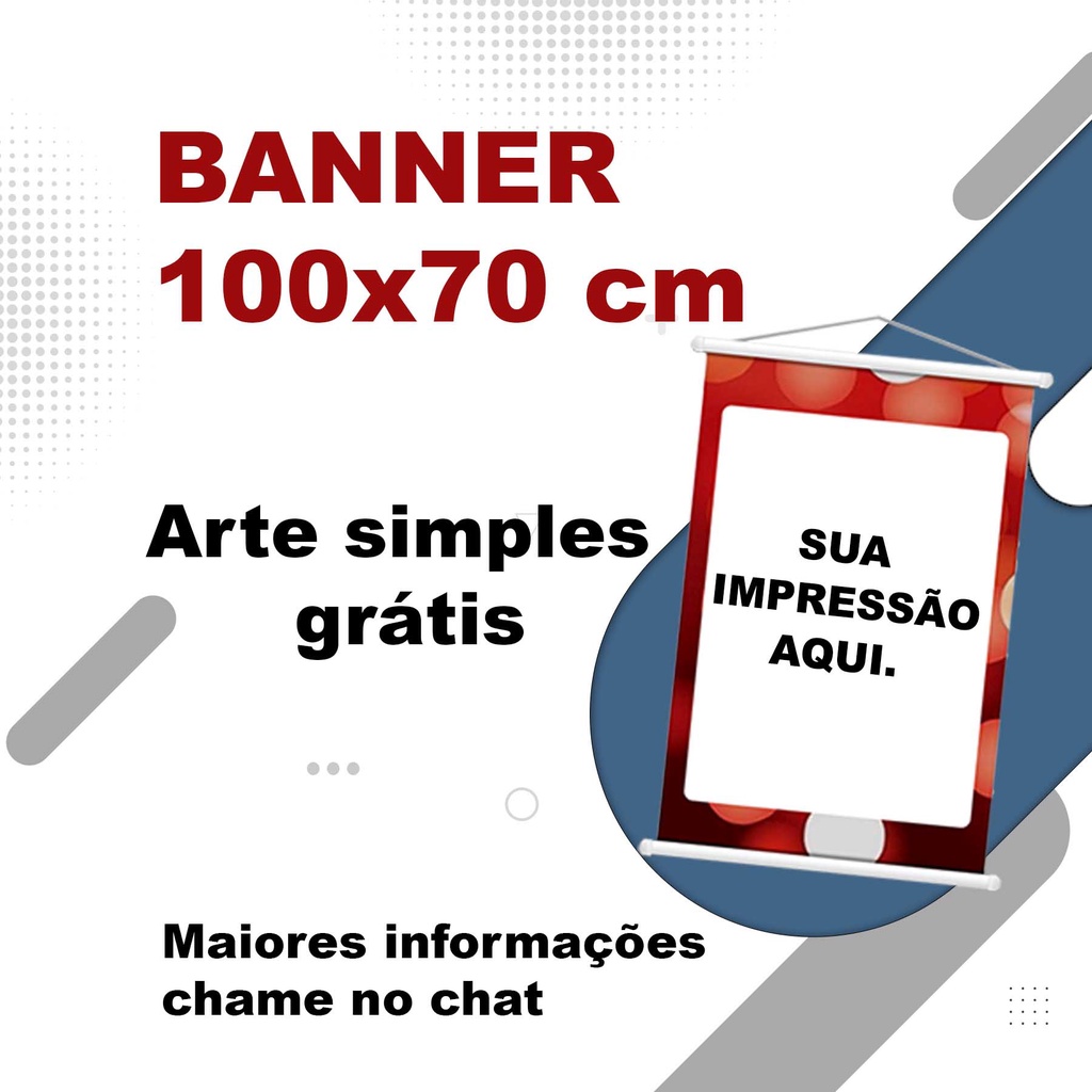 Banner Personalizado X Cm Arte Inclusa Shopee Brasil