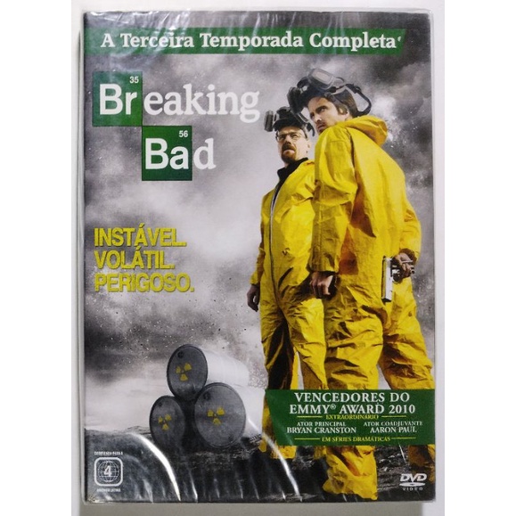 DVD Breaking Bad - Temporada 3 (original/lacrado) | Shopee Brasil