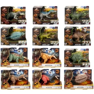 Dinossauro Jurassic World c/ Som - Ruge e Ataca - Mattel