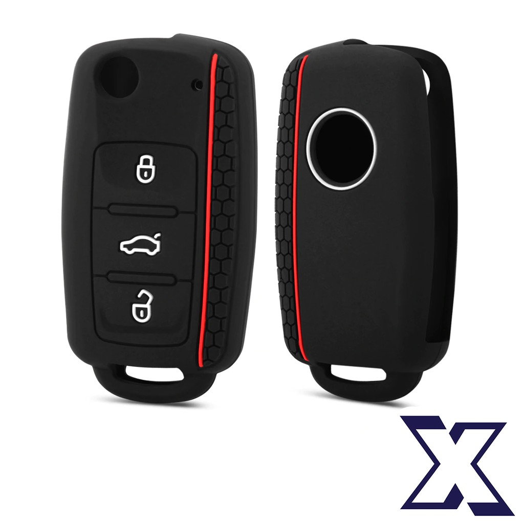 Capa De Silicone Para Chave Canivete Volkswagen