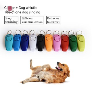 Combo Dog Clicker & Apito-Treino , Treinamento , Filhote De Cachorro Com Guia , Anel Chave . my