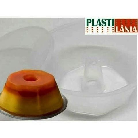 Forma De Pudim Plástico Família C/ Tampa 1100ml - 10 Unidades - Embala  Charme Embalagens de Qualidade e Estilo