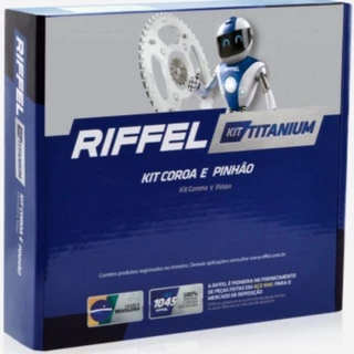 Kit Relacao Tracao Transmissao Honda Xre 300 Xre300 2010 2011 2012 2013 2014 2015 2016 2017 2018 2019 2020 2021 Original Riffel 91051