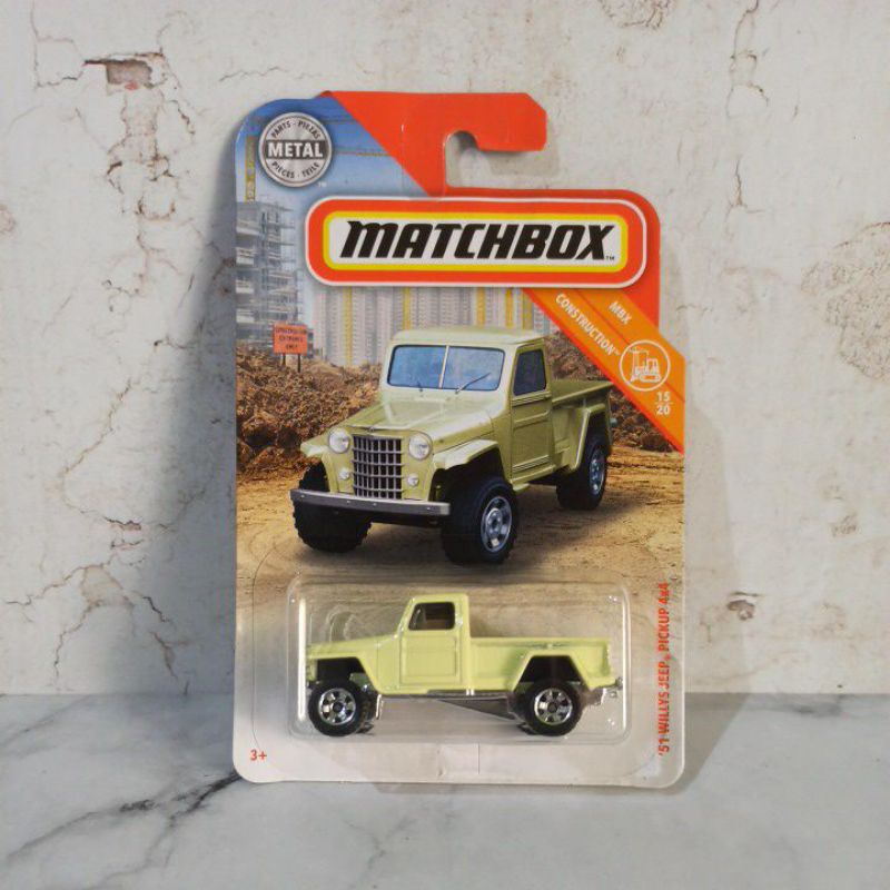 Matchbox 51 Willys Jeep Pickup 4x4 | Shopee Brasil