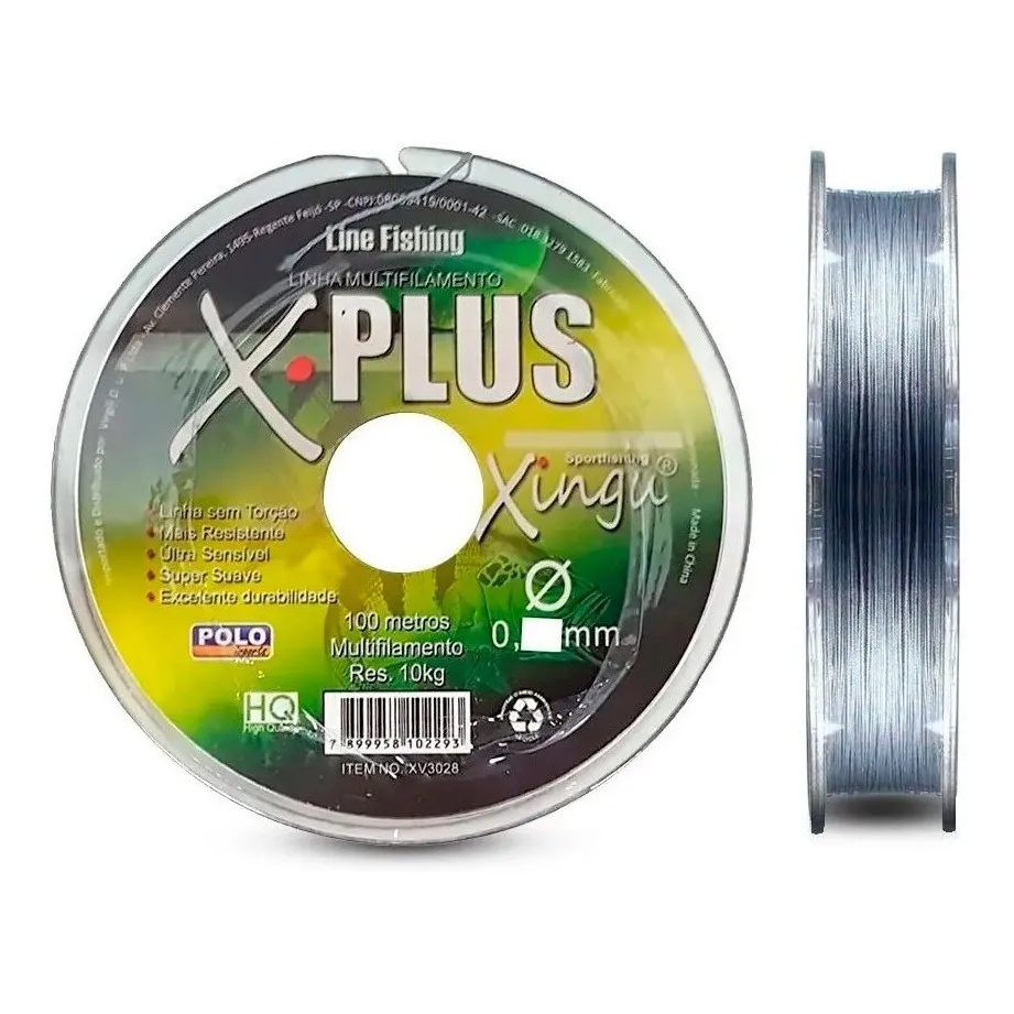 Linha Para Pesca Multifilamento 0,28mm - 35 Libras / 16 kg - 100 Metros
