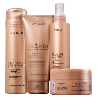 Kit Cadiveu Blonde Reconstructor (4 Produtos)