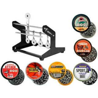 Alvo Full Metal Nitro X Hatsan PCP Rearmável + 725 Chumbinh0s 5.5mm
