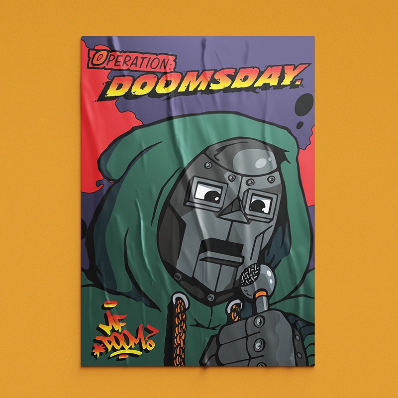Monsta  Czars ポスター POSTER MF DOOM MF Doom Poster Monsta Island Czars | eBay