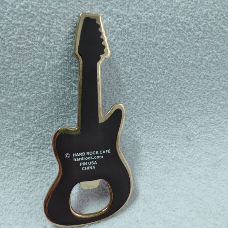Imã Magnético metal abridor de garrafa Guitarra Hard Rock Café
