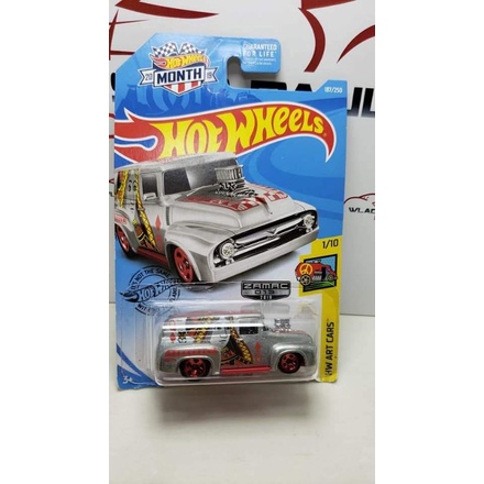 Hot Wheels 56 Ford F-100 Zamac Art Cars series