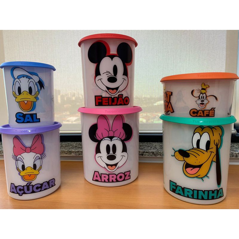 Tupperware Kit Instantâneas Disney 6 Pecas - Loja Chefe Tupperware