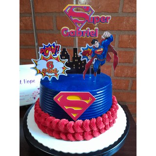 Topo de Bolo SuperMan / Super Homem – Bear's Fun