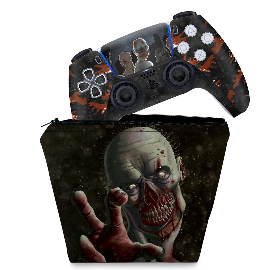 Capa Case e Skin Adesivo PS5 Controle - Fear The Walking Dead com o Melhor  Preço é no Zoom