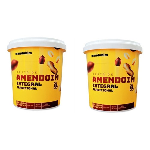 Pasta de Amendoim Integral Mandubim 1,02kg