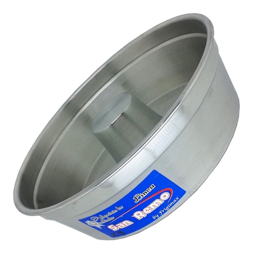 Forma De Bolo Com Furo Redonda 28 Cm San Remo | Shopee Brasil