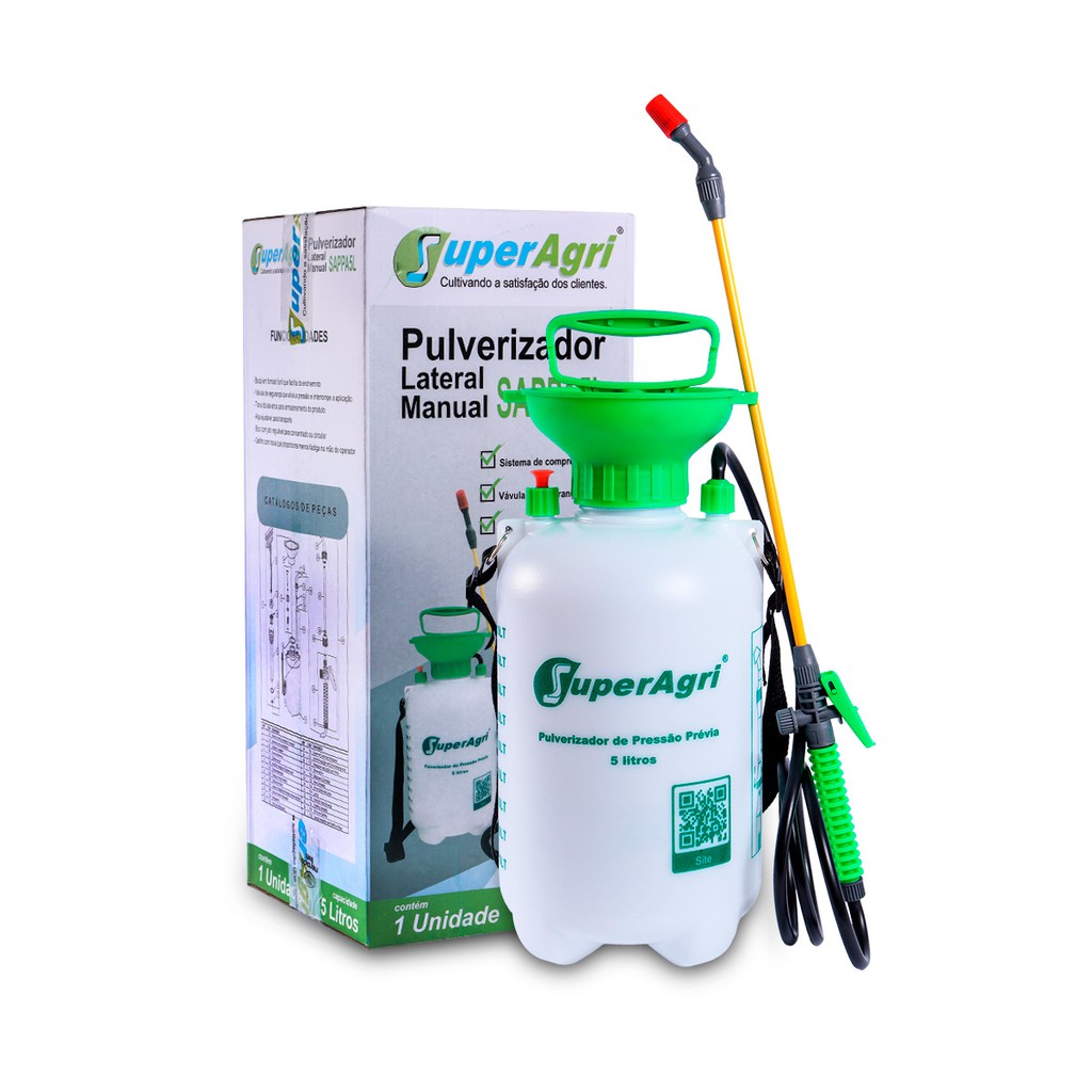 Pulverizador Bomba Veneno Lateral Manual Stein - 5L