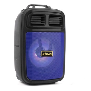Caixa de Som Bluetooth Portátil LED Multimídia 5 Watts RMS Rádio FM XDG-55 Marca XTRAD