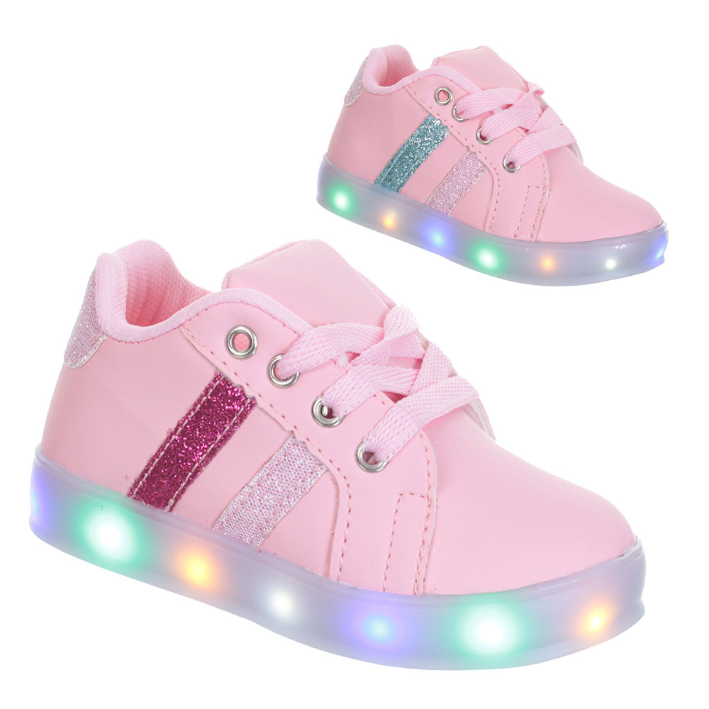 Sapato com led hot sale infantil