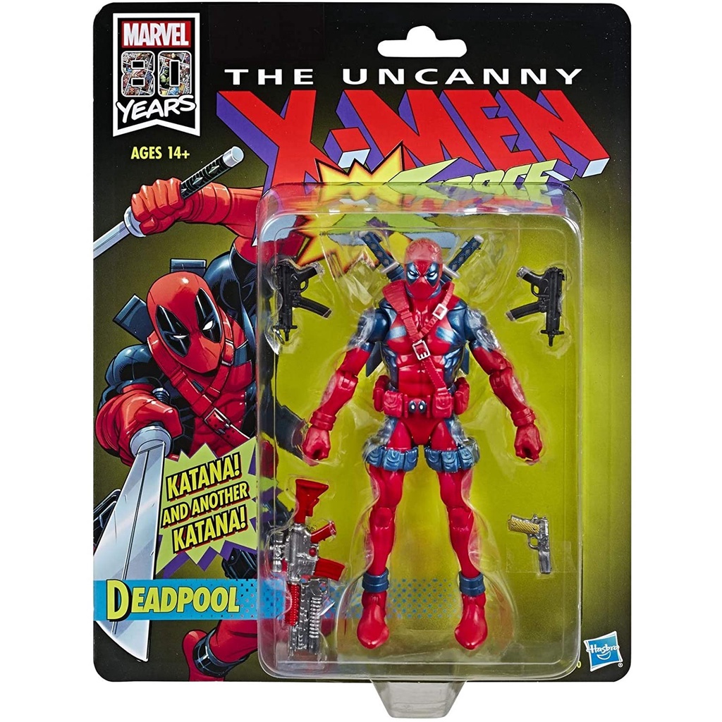 X men X force Retro Marvel Legends 16 Cm Deadpool