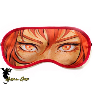 Máscara de olho de anime blecaute para alívio de pressão para dormir noite  máscara de olho com alça ajustável macio conforto sombra para olhos para  viagem ioga soneca para homens mulheres 