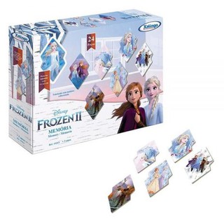 Jogo Da Memória Frozen Disney 24 Peças Infantil Xalingo