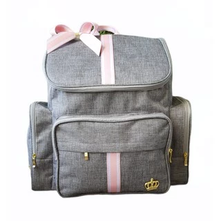 Mochila Bebe Maternidade G Luxo Rosa
