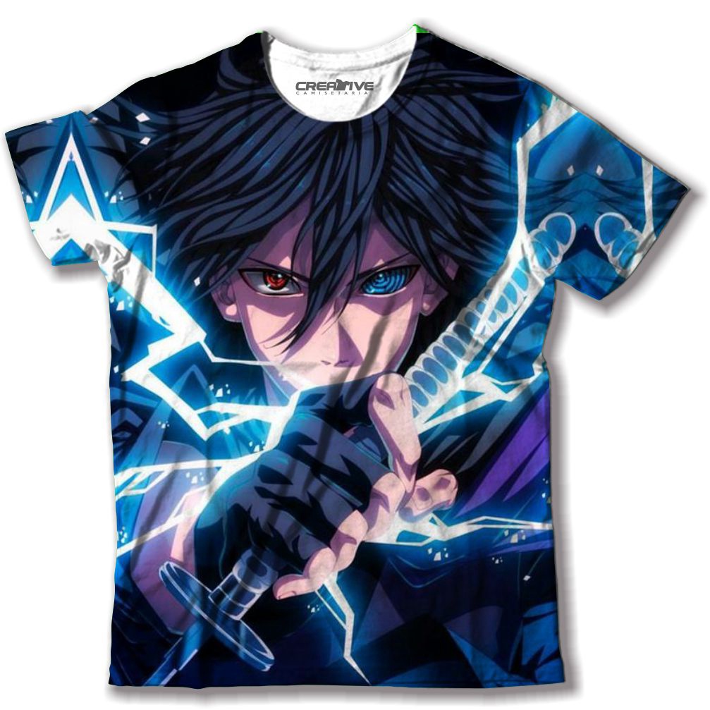 Camisa Sasuke Frete Gratis Anime Camiseta Jogo Blusa Desenho