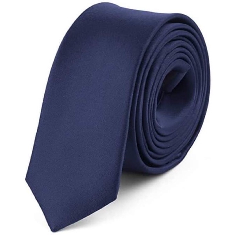 Gravata Azul Marinho Slim Fit 5,5 cm