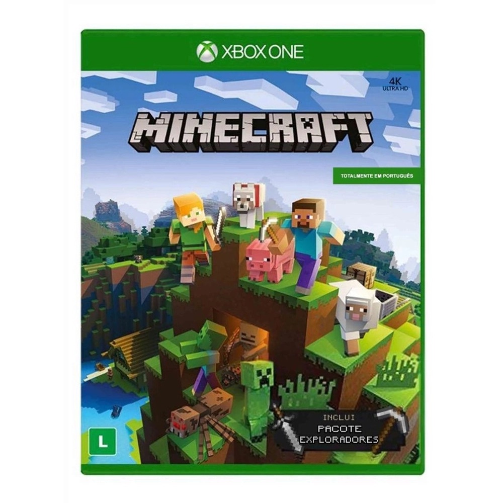 Minecraft - Jogo Xbox One - Mídia Física Novo Lacrado