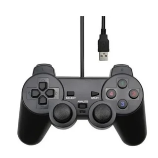 Controle Joystick Usb Analógico Dualshock Para Pc E Notebook