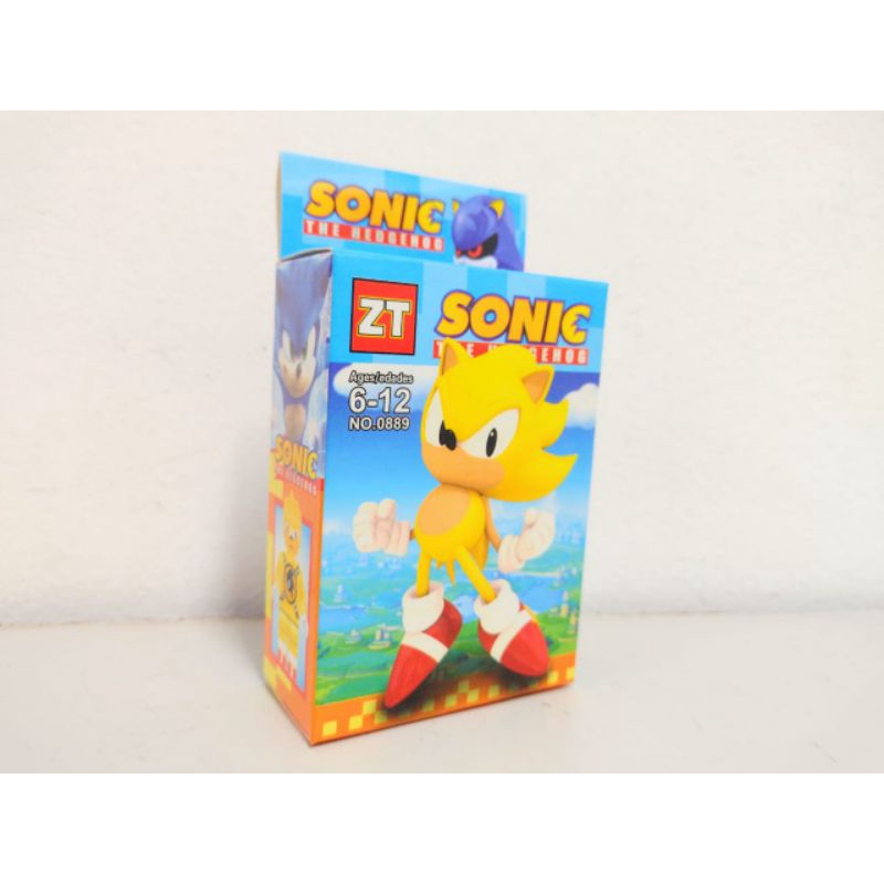 Blocos De Construção Educacionais Sonic Minifiguras Brinquedos De