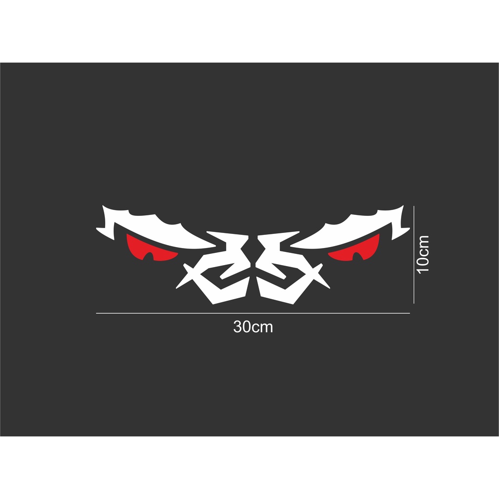 Adesivo Para brisas Bicho Pap o Carro Tunado Rebaixado 30cm Faz A Boa 