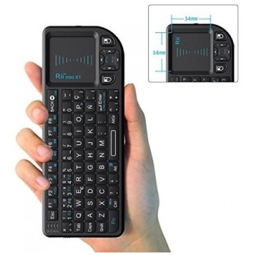 Teclado Riitek Rii Mini X1 Wireless - No Brasil - Realengo