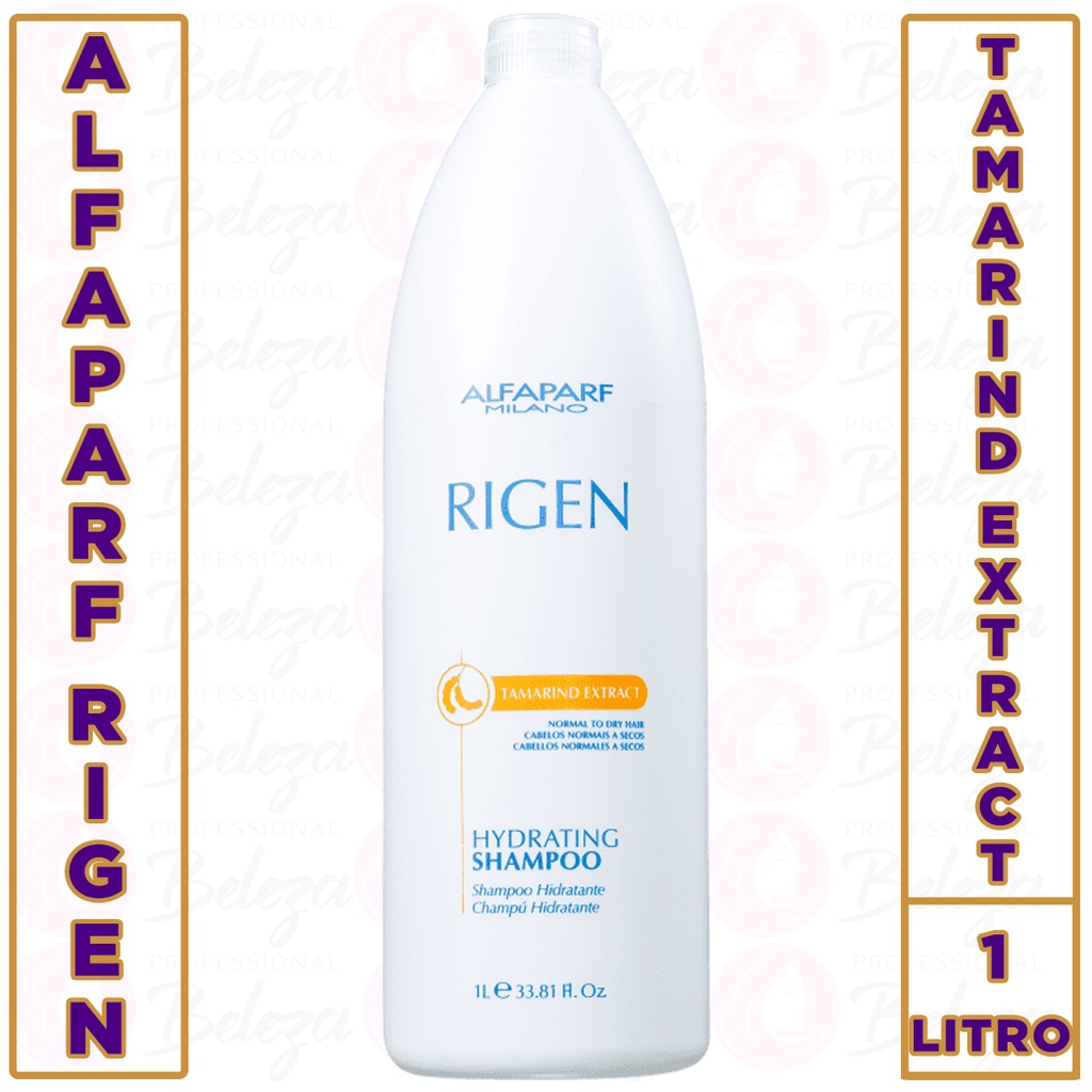 ALFAPARF RIGEN TAMARIND EXTRACT HYDRATING SHAMPOO 1L | Shopee Brasil