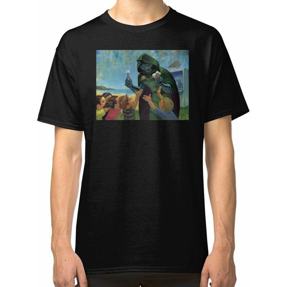Camisetas Masculinas Clássicas E Exclusivas MF DOOM Casuais Engraçadas Com Gola Redonda Pretas GMecdp44GLggle93