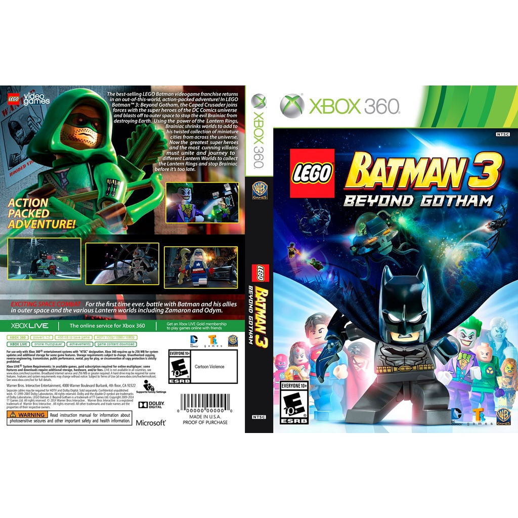 Lego batman 3 xbox 360 rgh new arrivals