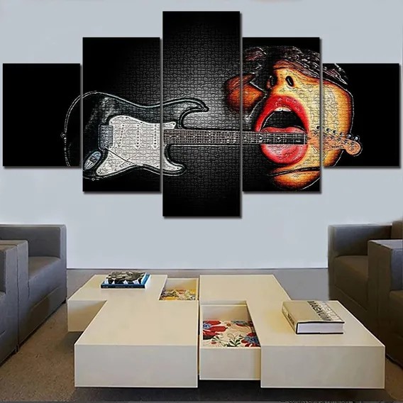Quadros Decorativos Sala Quarto Guitarra Rock Top 2 | Shopee Brasil