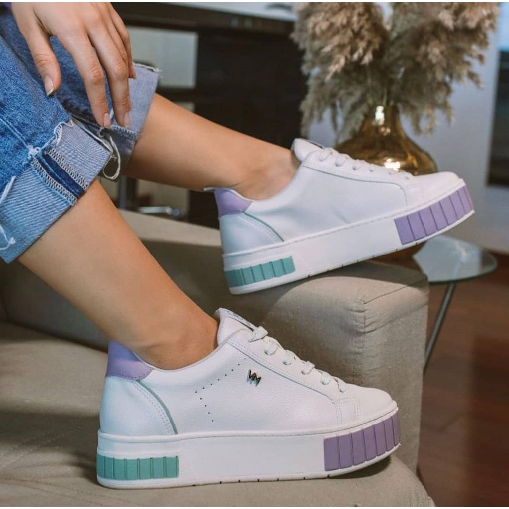 Tenis Anabela Feminino TÃªnis Feminino Sneaker Plataforma Via