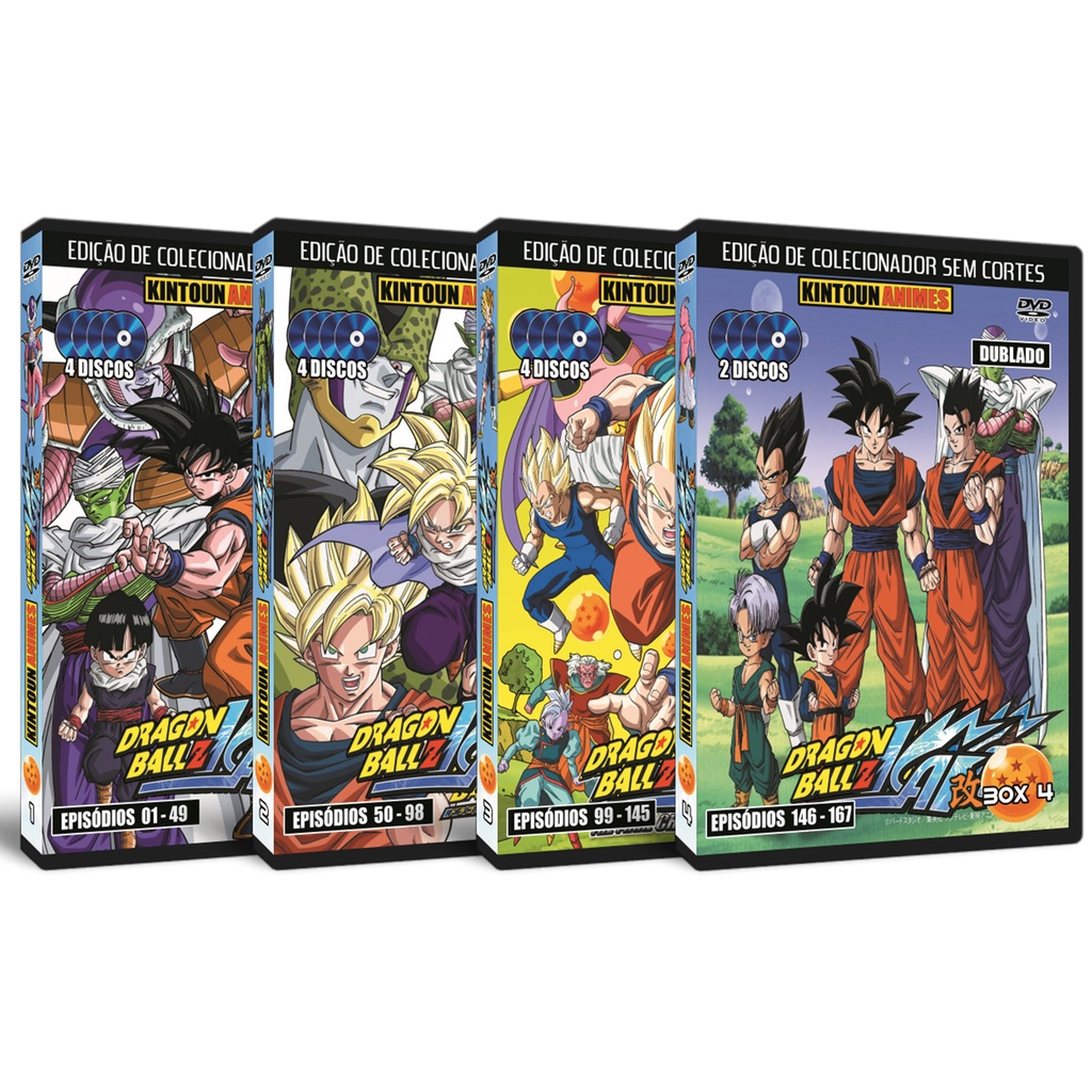 Dragon Ball Z Kai Série Completa e Dublada Em Dvd | Shopee Brasil
