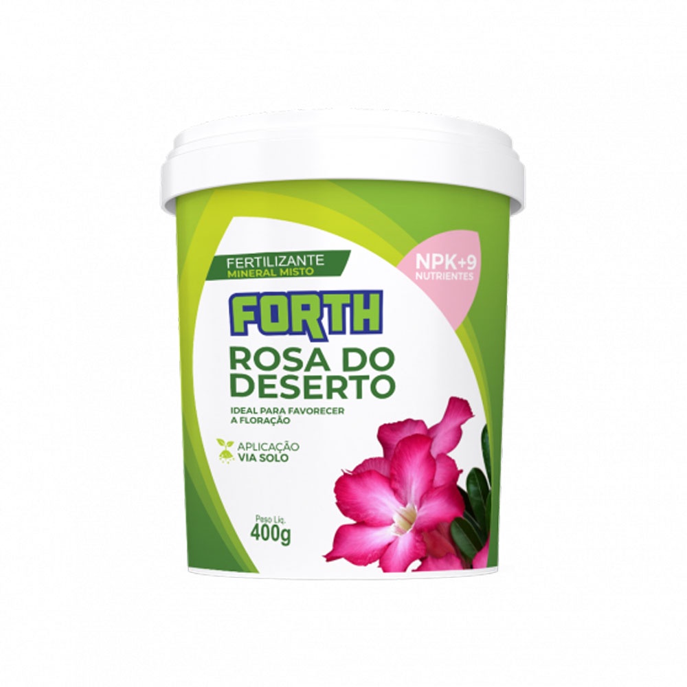 Forth Rosa do Deserto 400g Fertilizante Mineral Misto Farelado