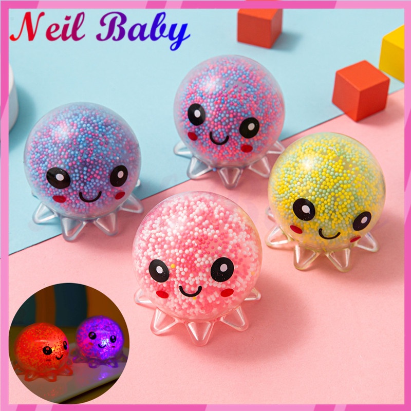 (Neil Baby) Squishy De Brinquedo 3D Luminosa Anti Stress Para Alívio Do Ansiedade/Fidget Sortidas