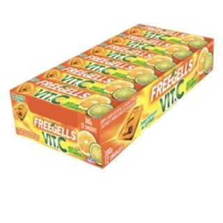 Bala Drops Freegells Vitamina C Caixa com 12 Unidades