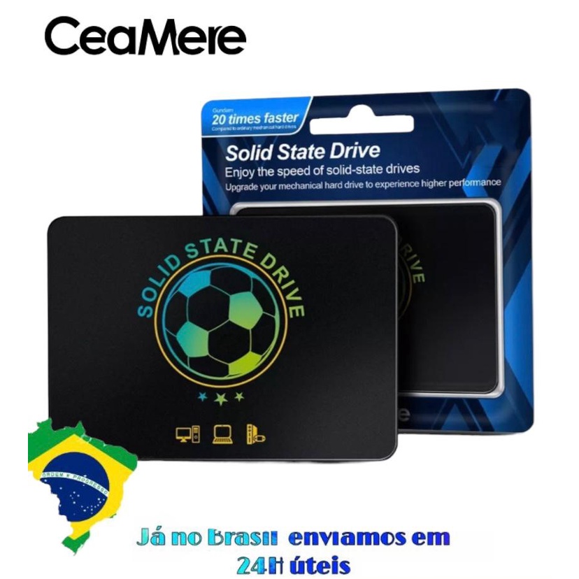 SSD 120gb 128gb 240gb 256gb 480gb CeaMere Disco Sólido Interno Sata Para Notebook e Desktop