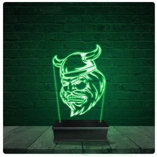 Luminária Abajur Acrílico Led - Viking