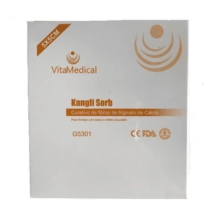 Curativo De Fibras De Alginato De Cálcio Proteção Cicatrização Eficiente Pele Feridas Queimaduras Kangli Sorb – VitaMedical