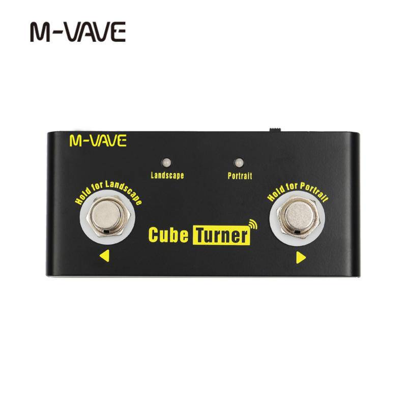 CUVAVE/M-VAVE cube turner Efeito Guitarra Elétrica LOOP Gravação De Música Bluetooth Recarregável Compatível Com ipad iphone android