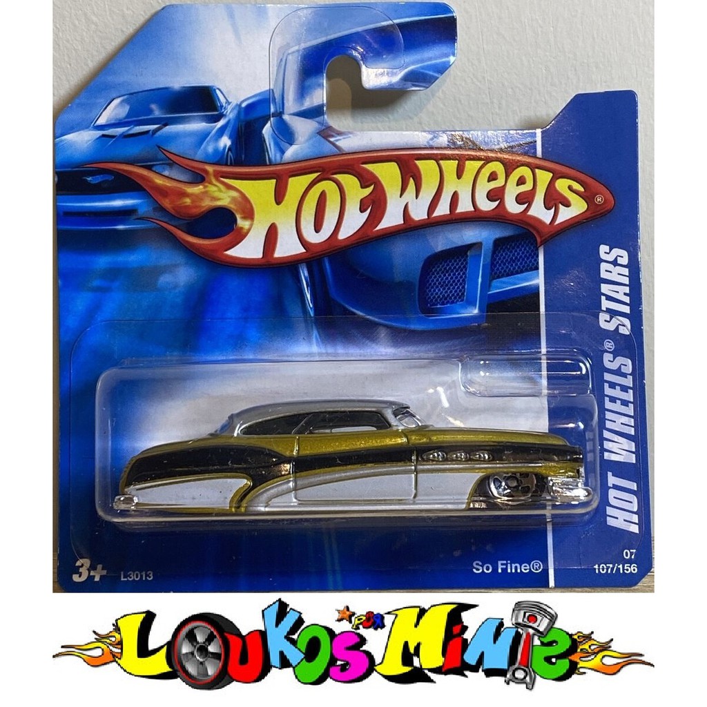 Hot Wheels So Fine 2007 Stars 107/156 Cartela Curta
